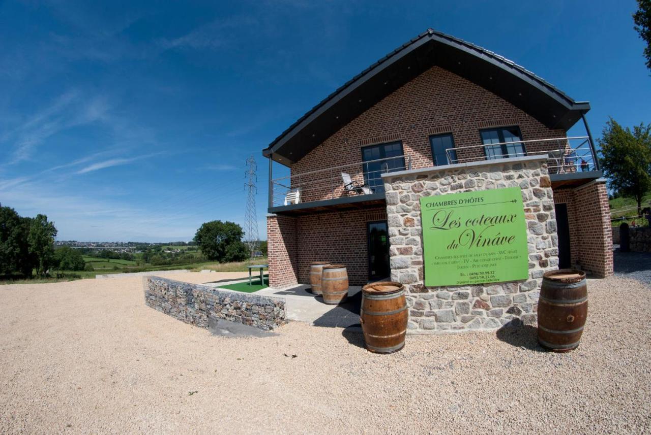 Les Coteaux Du Vinave Bed and Breakfast Herve Exteriör bild